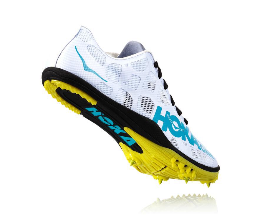 Zapatillas Atletismo Hoka One One Hombre - Rocket X - Blancas/Azules - SXR850726